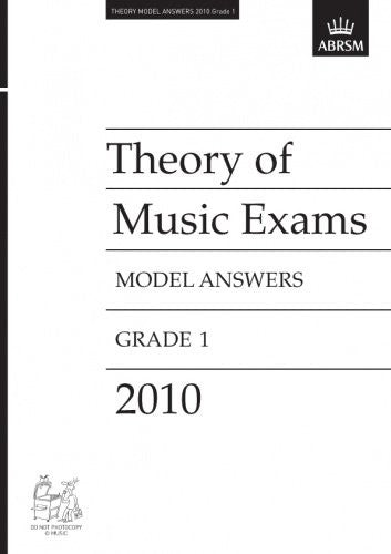 ABRSM Theory Model Answers Grade 1 2010