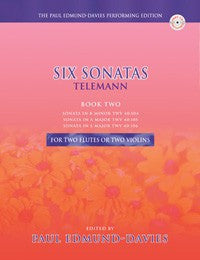 Telemann: Six Sonatas for 2 Flutes/Vlns Book 2