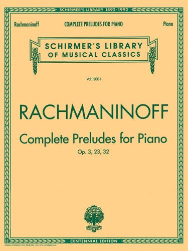 Rachmaninoff Complete Preludes