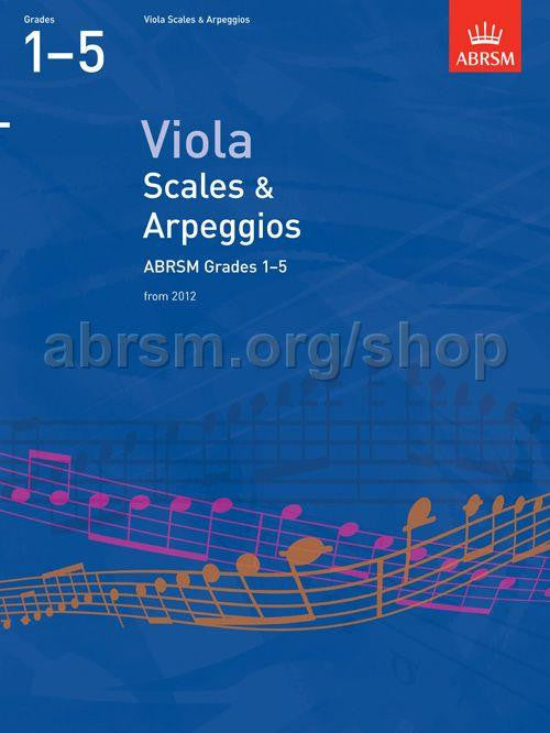 Viola Scales Grades 1-5 ABRSM