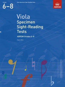 Viola Sight-Reading Grades 6-8 ABRSM