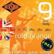 Roto Orange Nickel Electric Guitar Strings