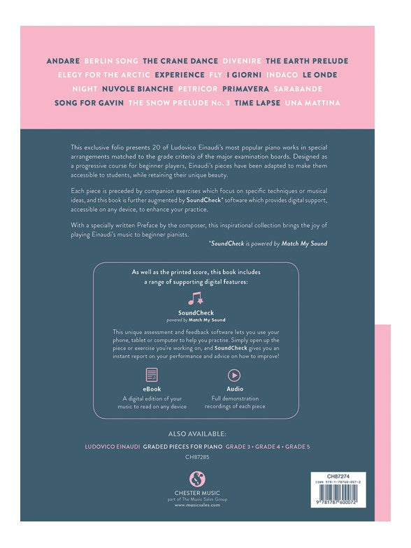 Ludovico Einaudi: Graded Pieces For Piano - Preparatory To Grade 2