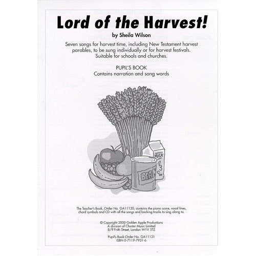 Lord of the Harvest Pupil Book