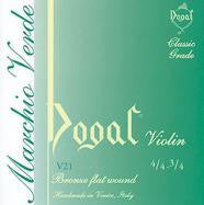 Dogal Violin Strings SET Green 1/2-1/4 size