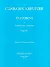 Kreutzer, C.: Variations for Clarinet/Orch Op.36