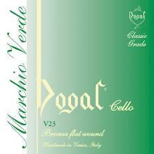 Dogal Cello String Green SET
