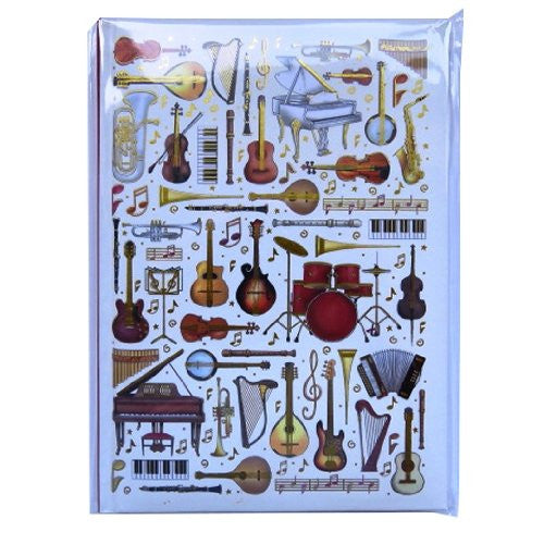 Music instrument note book A5