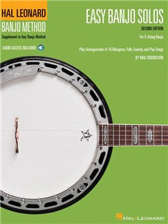 Easy Banjo Solos For 5-String Banjo – Second Edition (Book/Online Audio)