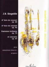 Singelee: 4 Pieces de Concert Sop/Ten Sax