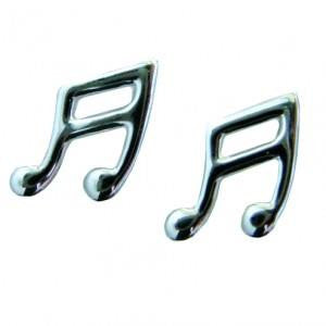 Sterling Silver Semiquaver Earrings