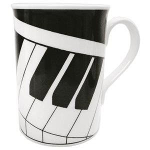 Bone china mug - keyboard
