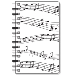 Music Stave Mini Notebook