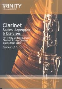 Trinity Clarinet Scales 1-8 2015 Onwards