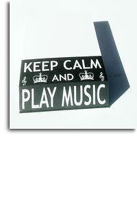 Keep Calm and Play Music Slant Pad