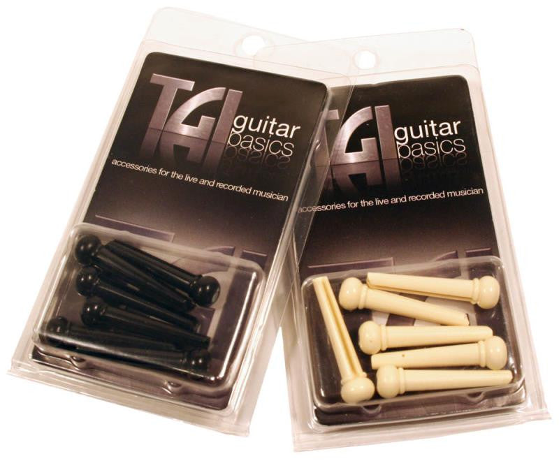 TGI Bridge Pins, Plastic Black with Dot