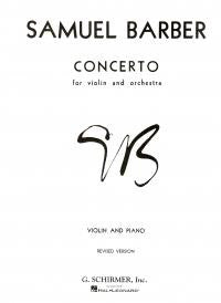 Samuel Barber concerto for violin and piano