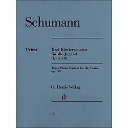 Schumann Three piano sonatas for the young