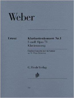 Weber, C.M.v.: Clarinet Concerto No.1 in F min