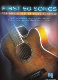 First 50 Popular Songs Acoustic Guitar
