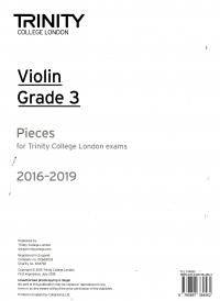 Trinity Violin Exam 2016-2019 Grade 3 PO