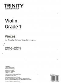 Trinity Violin Exam 2016-2019 Grade 1 PO