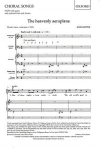 Rutter - The Heavenly Aeroplane SATB