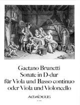 Brunetti - Sonata in D for viola & cello