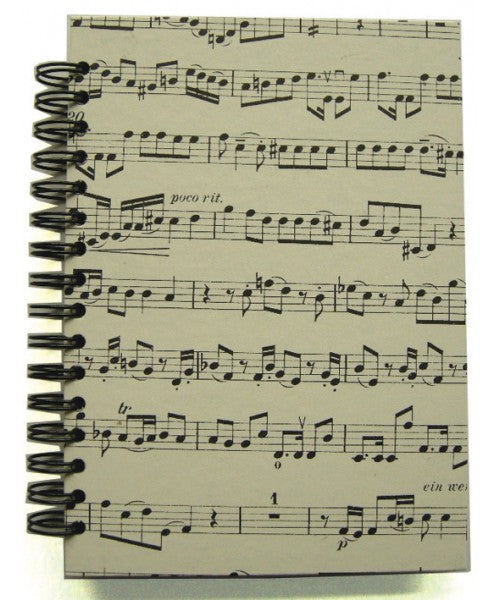 Hand-made Hardback Sheet Music Journal (A6)