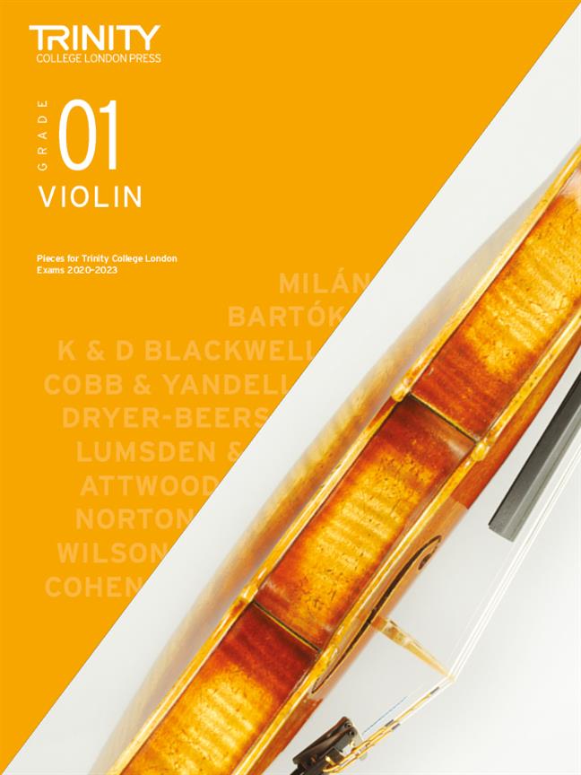 Trinity Violin Exams 2020-2023 Book Only