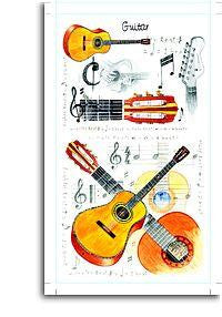 Pocket Note Pad - Guitar