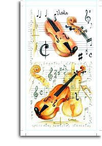 Pocket Note Pad Violin