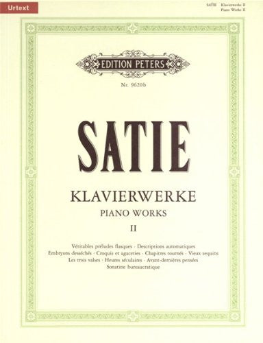 Satie: Klavierwerke Band II