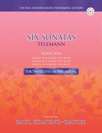 Telemann: Six Sonatas for 2 Flutes/Vlns Book 1