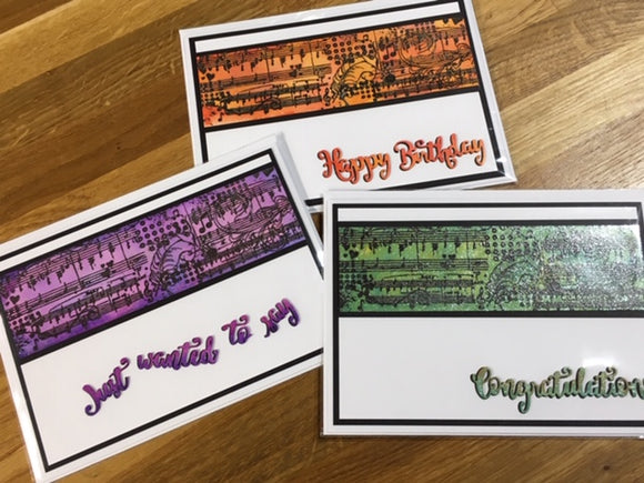 CraftyLu Handmade Greeting Card - Montage