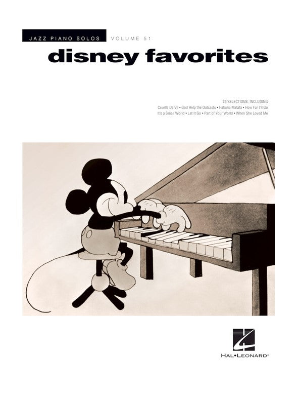 Disney Favorites: Jazz Piano Solos Series Volume 51