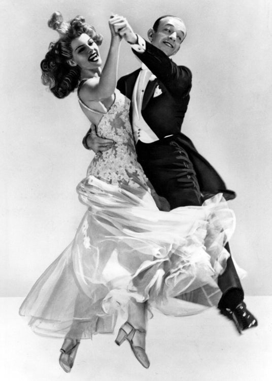 Greetings Card Fred Astaire and Rita Hayworth