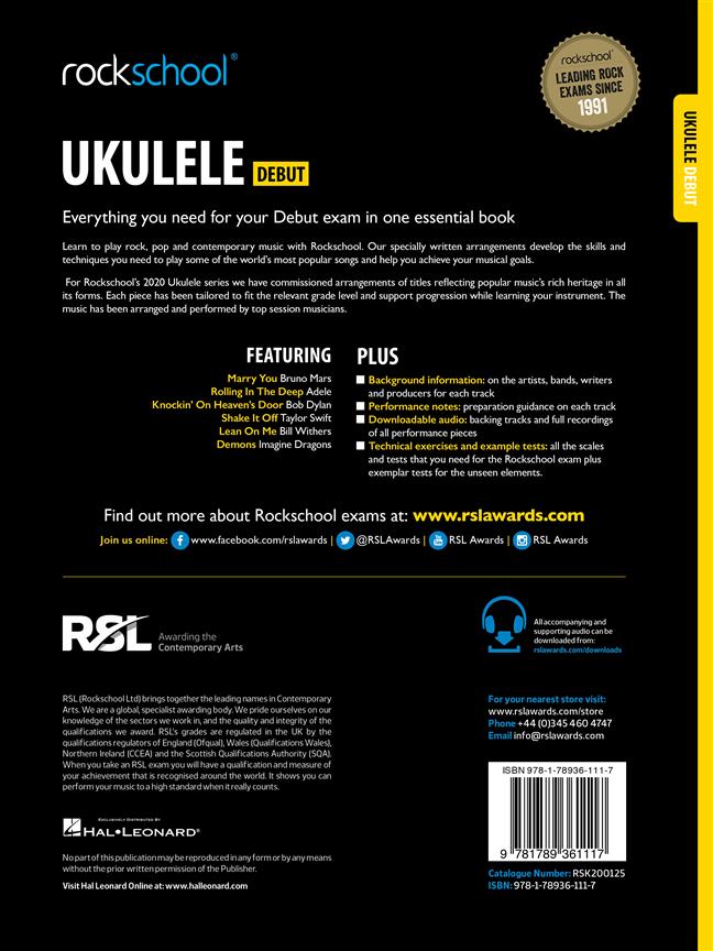 Rockschool Ukulele (2020)