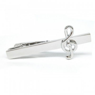 Treble Clef Tie Clip