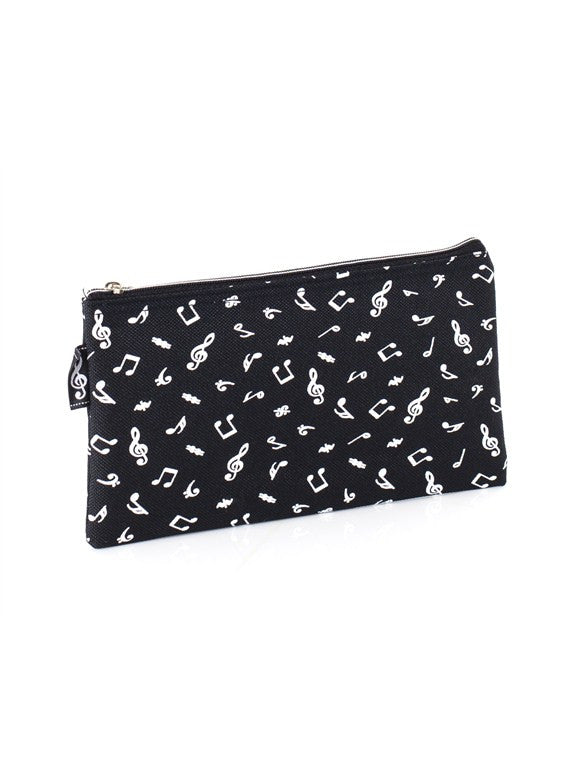 Music Notes Pencil Bag - Rectangular