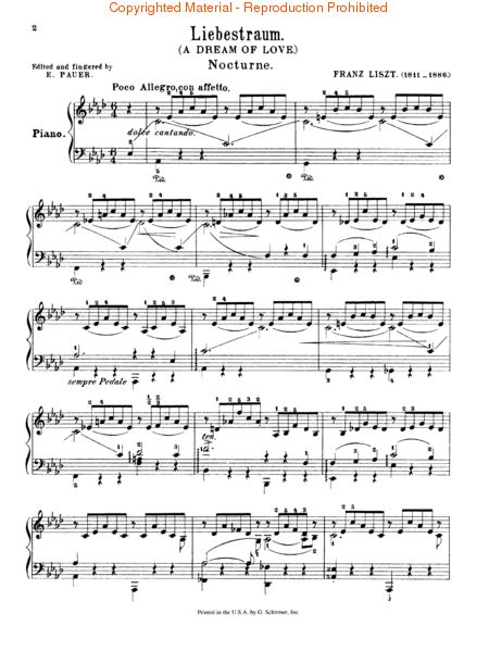 Liebestraume No.3 In A Flat