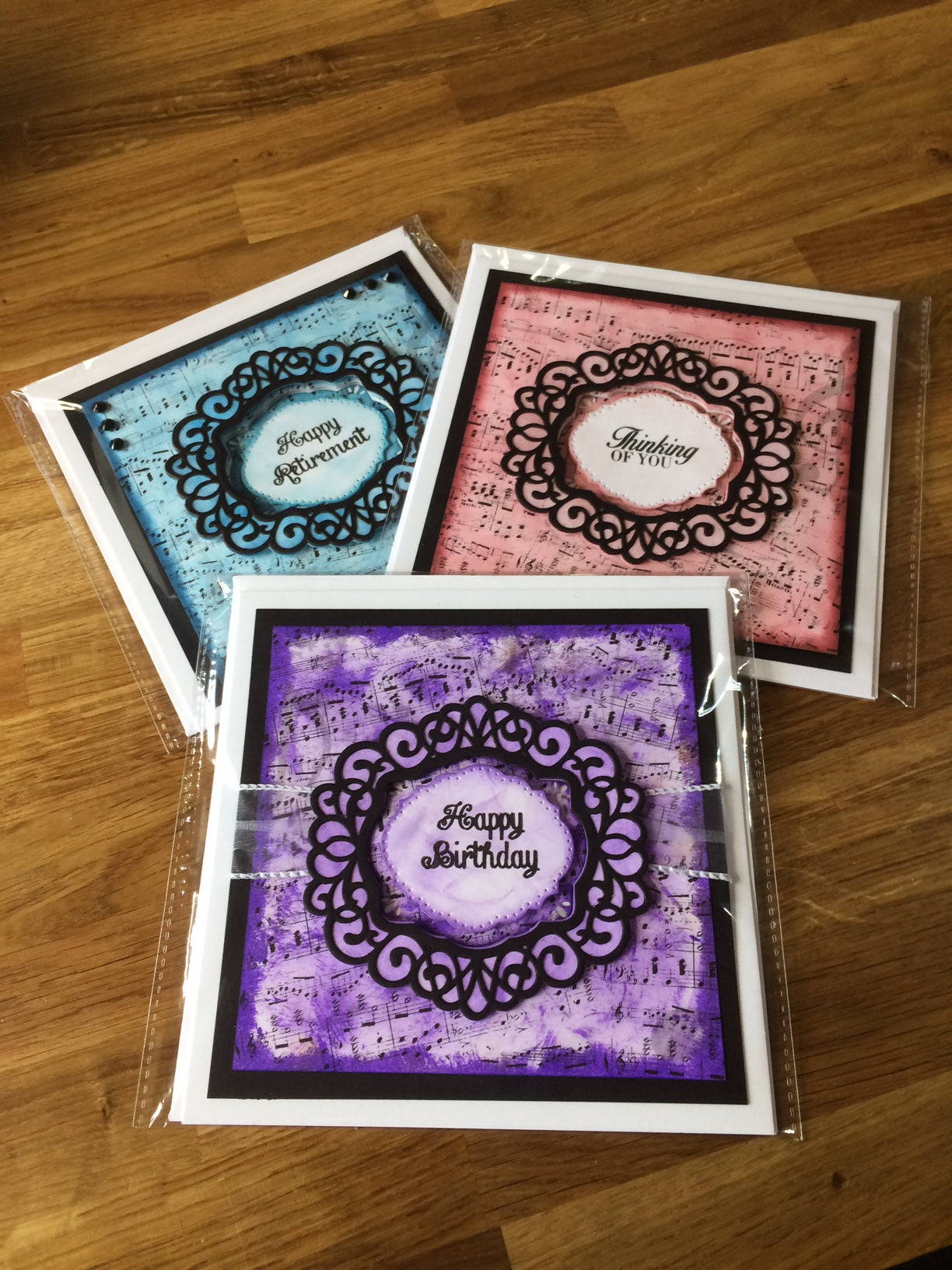 CraftyLu Handmade Greeting Card - Framed Sentiment