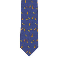 Silk Tie - French Horns, Trumpets and Violins.