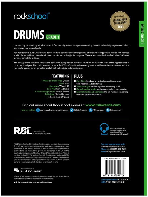 Rockschool Drums 2018-2024