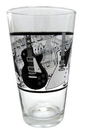 Glass Tumbler - Electric Guitars/Music