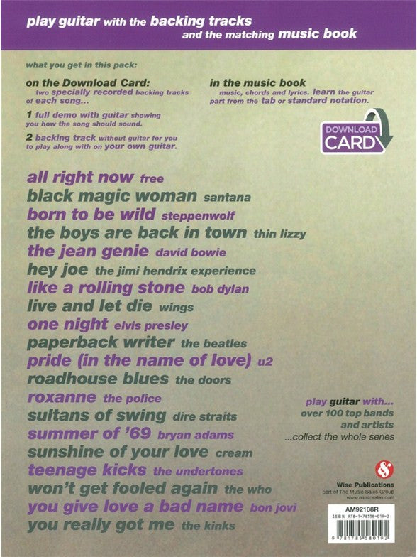 Play Guitar With...20 Rock Classics (Book/Download Card)