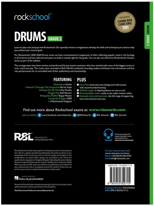 Rockschool Drums 2018-2024