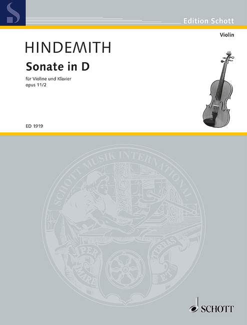 Hindemith: Sonate in D Opus 11 No.2