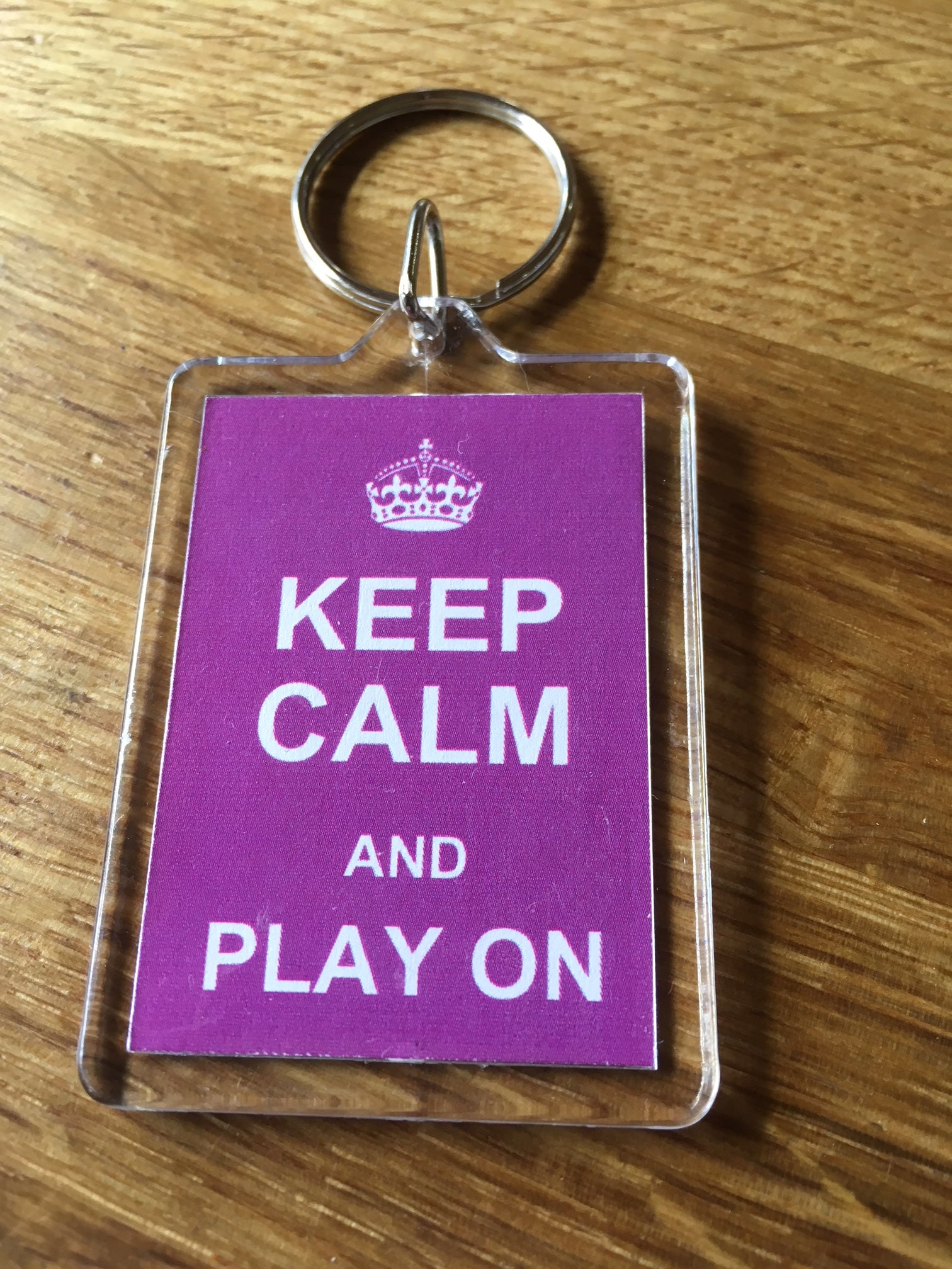 Keep Calm Keyring