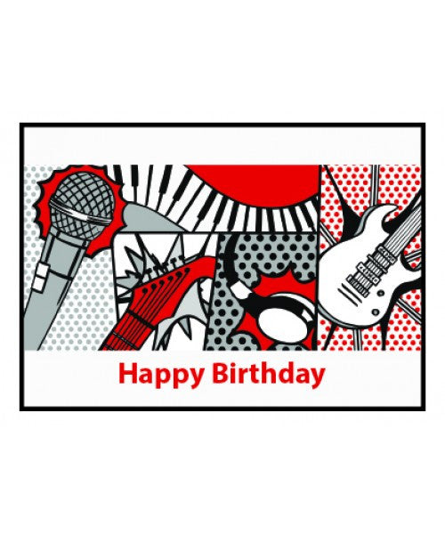 Happy Birthday Pop Art Card